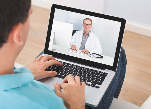 This imag is about virtual care exams